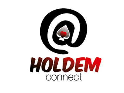 Holdem connect graphic design logo type visual identity