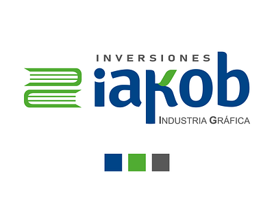 LOGO INVERSIONES IAKOB branding design logo publicidad typography