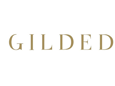 Gilded Body- Logo branding design illustration logo minimal typography