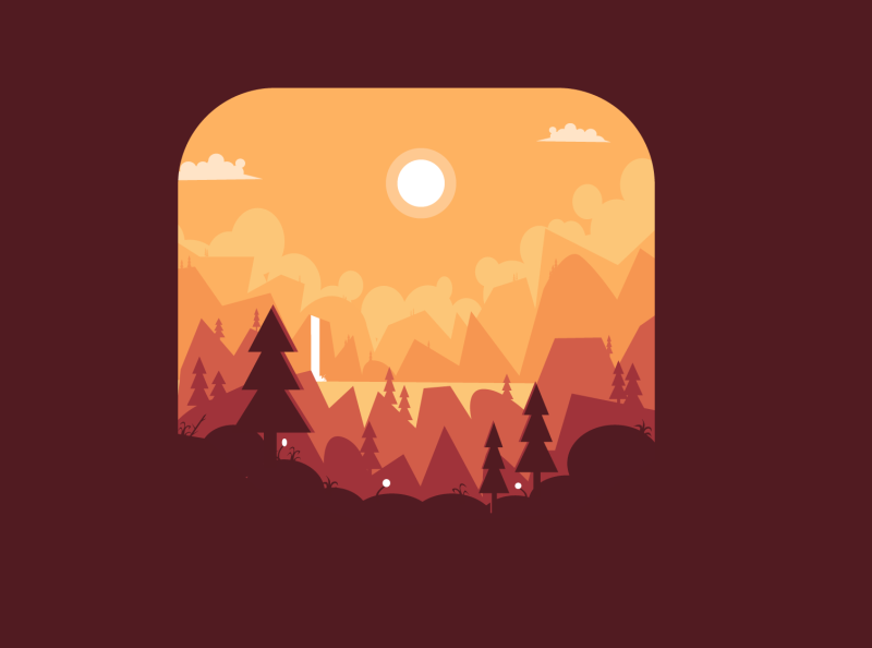 brown background by WU on Dribbble