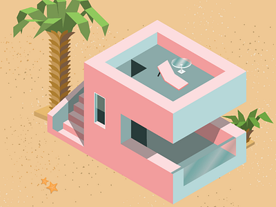 Summer Isometric isometricillustrationsummer