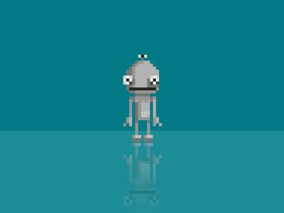 Machinarium Robot art pixel