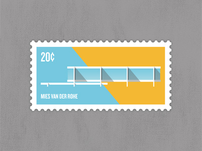 Mies Stamp architecture typography