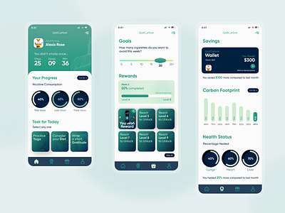 QuitCarbon App Design