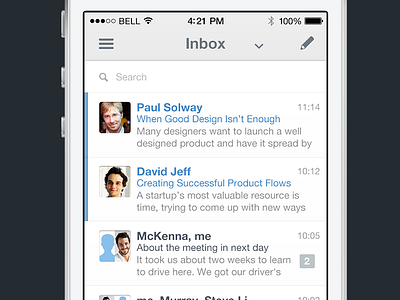 Seedmail 2.0 Inbox email inbox mail