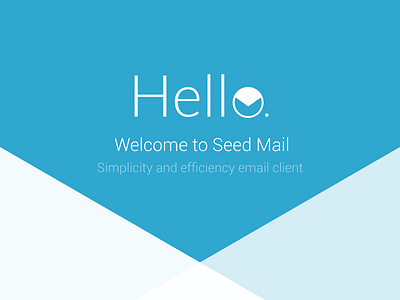 Seedmail splash screen email login mail splash