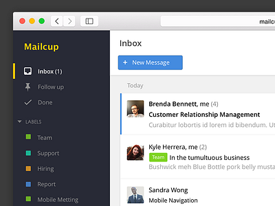 Mailcup Inbox