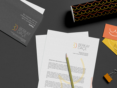 Berkay Daçe Personal Mark - Stationery branding design graphic design identity logo stationery design visual identity design