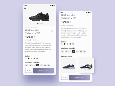 Shoe product website branding design flat minimal mobile nike nike air shoes typography ui ux web website
