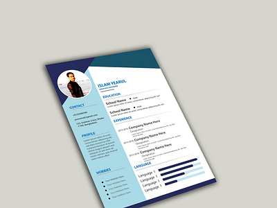 Resume Template biodata design biodata design