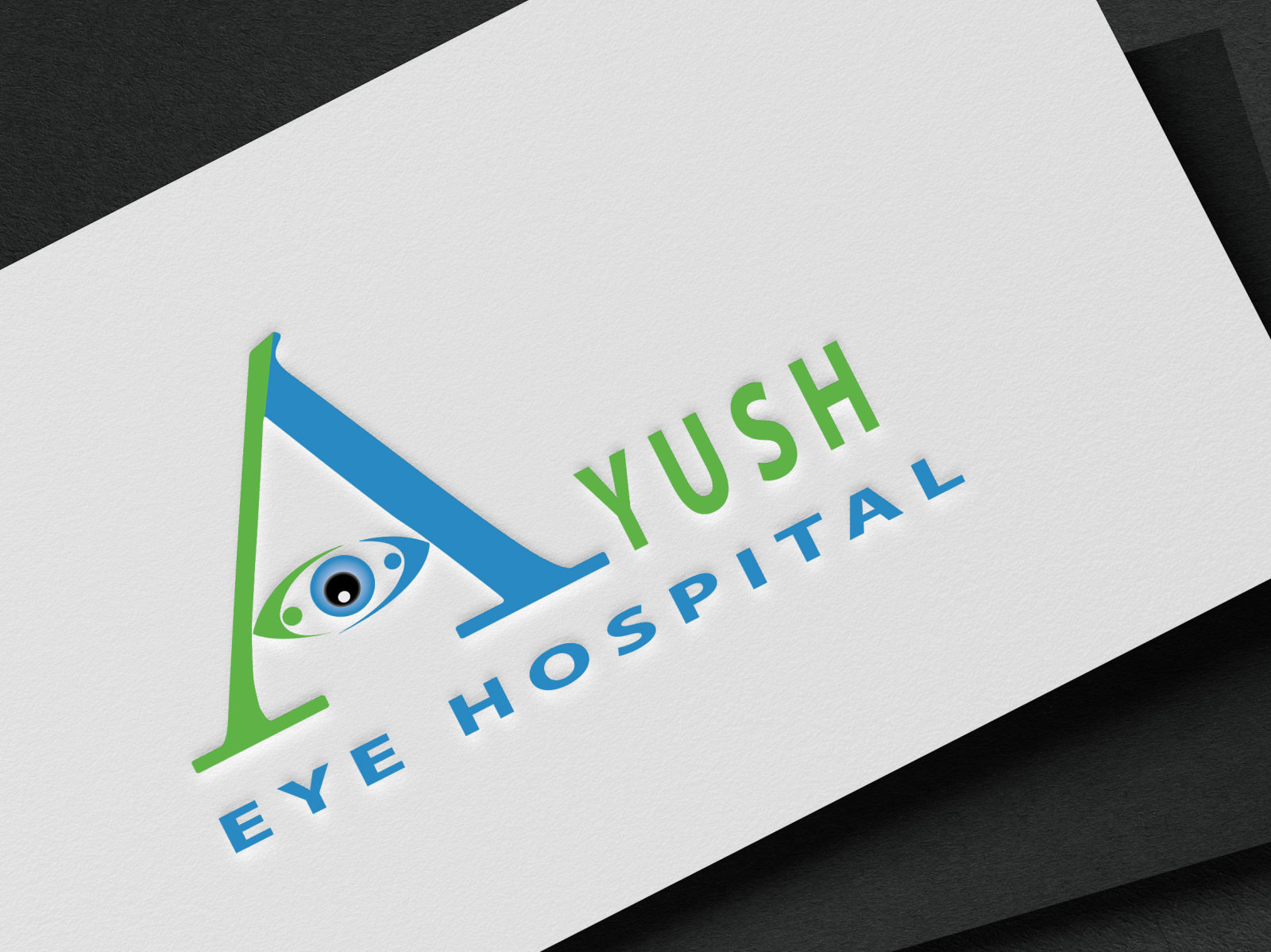 health logo design for hospital, clinic, pharmacy, or health products and  business companies, with a cross shape and an eye in the middle suitable  for eye treatment special hospital business 22981017 Vector