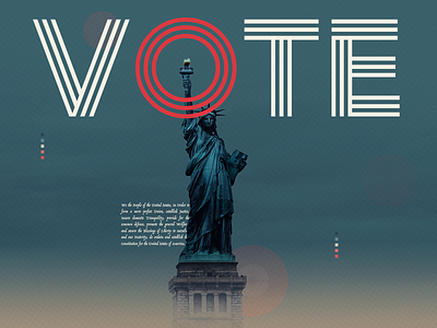 VOTE 2020 color design graphic design graphics orange photography texture type vote