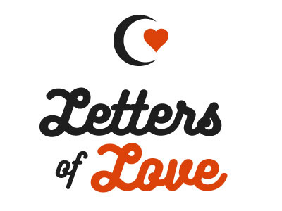 Letters Of Love blog graphic design typography share love notmypresident lockup type website