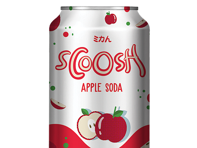 Scoosh Drinking Soda branding design packagedesign soda