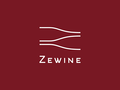 Zewine logo design letter z logo logotype minimalism logo wine wine logo winery