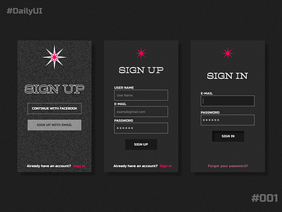 DAILY UI 001 SIGN UP PAGE app dailyui dailyui 001 dailyuichallenge design signup signup page ui