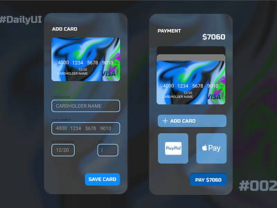 DAILY UI 002 CREDIT CARD CHECKOUT FORM