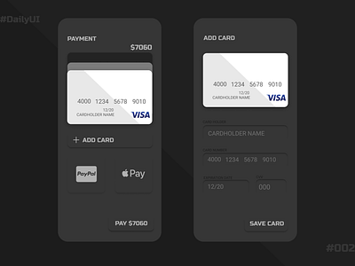 DAILY UI 002 CREDIT CARD CHECKOUT FORM app checkout form checkout page daily ui 002 dailyui dailyui 002 dailyuichallenge design ui vector web