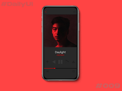 DAILY UI 009 MUSIC PLAYER