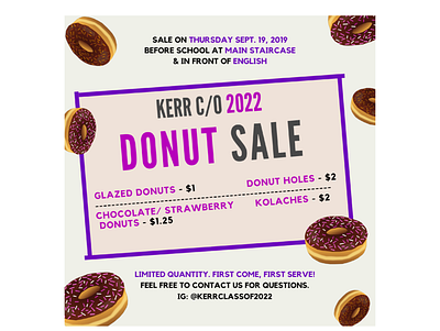 Donut Sales Regular Flyer