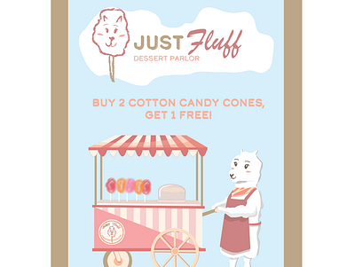 Just Fluff Ad Campaign: Flyer 1