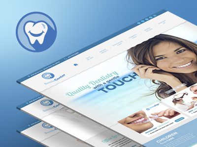 Smile Center Redesign art dental dentist design direction redesign tooth ui ux web