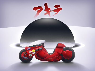 AKIRA akira amoebas anime bike cyberpunk dystopian kaneda katsuhiro otomo motorcycle neo tokyo