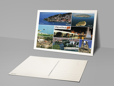Postcards design city country design illustrator macedonia ohrid photo photograhy photoshop postcard sale skopje vector