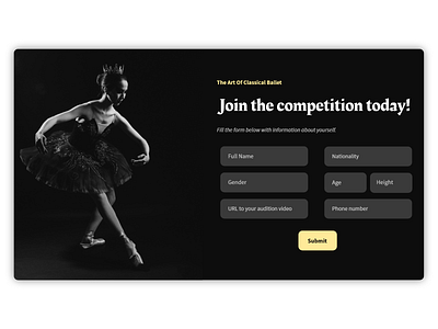 Sign Up Form - Daily UI Challenge #001 design responsive ui web design webflow website website concept wordpress