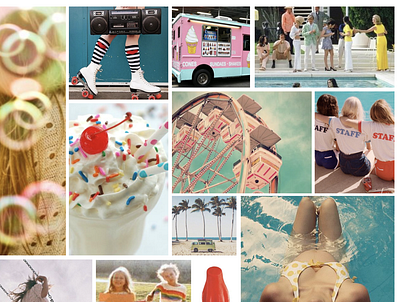 Seasonal promotion inspo: Starbucks creative direction inspiration marketing promotional design summer visual