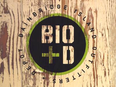 BIO+D logo branding logo design