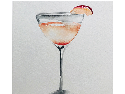 #2 cocktails hand painted illustration sketch watercolor