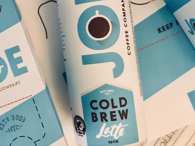 Joe Coffee Cold Brew process shot