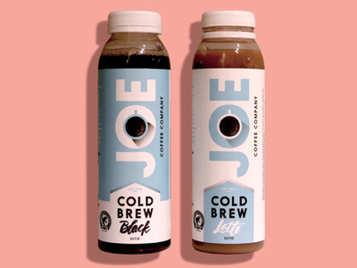 Joe Coffee Cold Brew Packaging branding coffee cold brew hand lettering packaging design