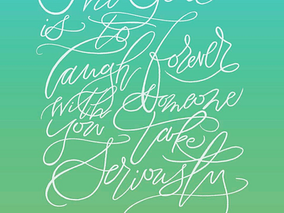 Seriously lettering procreate script typography