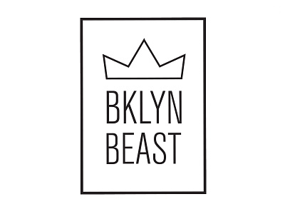 BKLYN BEAST Apparel Logo apparel clothing logo silk screen typography