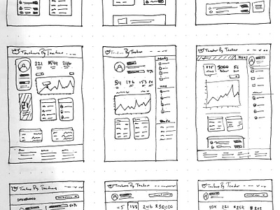 Dashboard Sketches By Shem For Teachers Pay Teachers On Dribbble