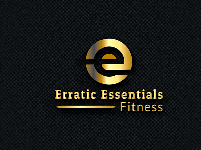 Erratic Essential fitness best design best designer best logo branding design flat graphicdesign illustrator logo logodesign minimal negetivespacelogo vector