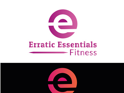 Erratic Essential fitness best design best designer branding design graphicdesign illustrator logo minimal typography vector