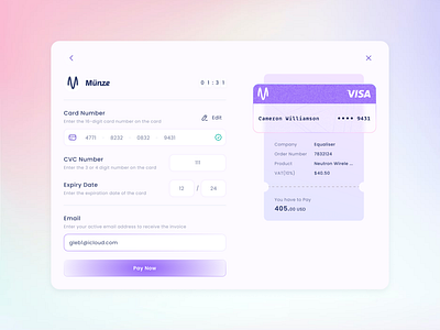 Payment Form design ui ux