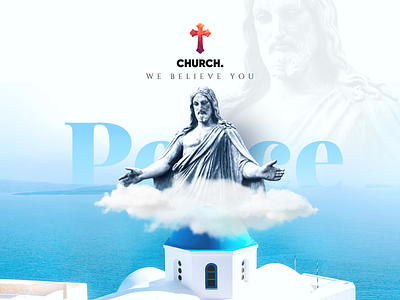 Church- We believe you banner design christmas church design design graphicdesign illustration minimal webdesign