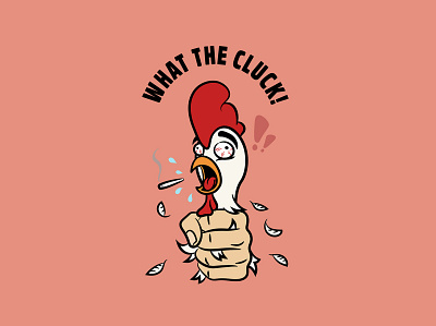 What the cluck!? cartoon characterart characterdesign characterillustration chicken cluck design digitalart digitaldrawing graphic design graphic designer illustration illustrator rooster smoking vector