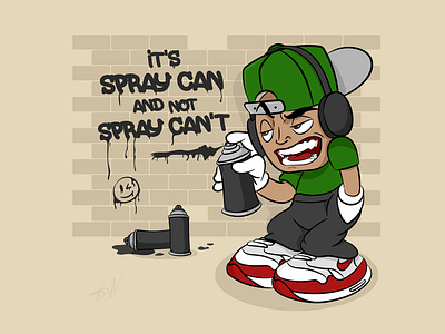 The 'Spray can' artist