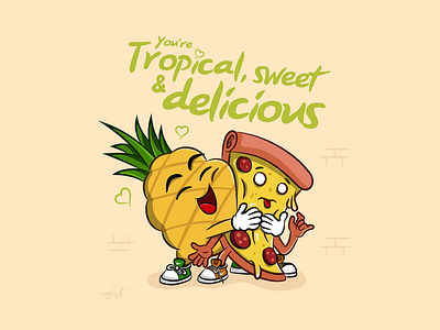 Tropical, sweet and delicious