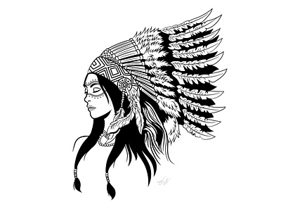 Native American characterart characterdesign characterillustration design digitalart graphic design graphic designer illustration illustrator innerpeace mindfulness native nativeamerican spirit spiritual vector