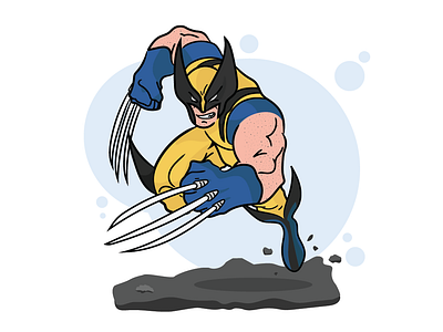 Marvel classics serie 1. avengers design graphic design graphic designer illustration illustrator logan marvel mcu thewolverine vector wolverine