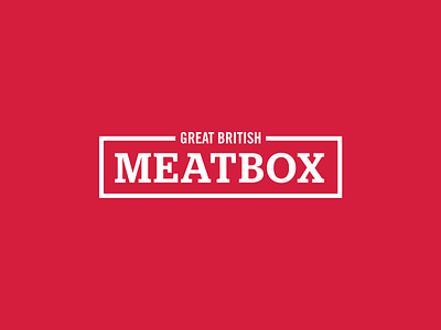 Butcher / Deli Branding branding butcher flat forms meat red simple type