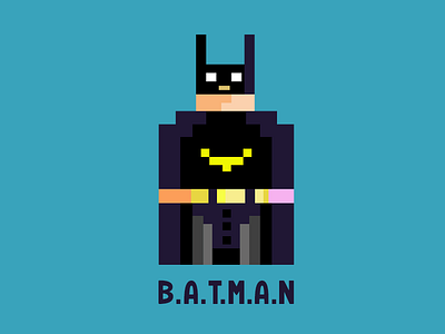 Batman Pixel Art