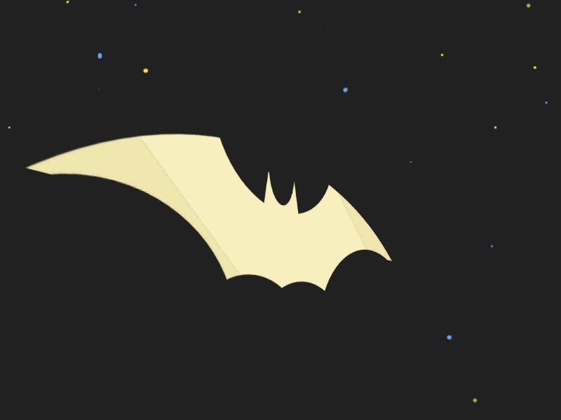 The Dark Knight animation batman css html gif logo