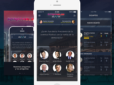 Intratables app android elecciones ios juego quiz trivia ui